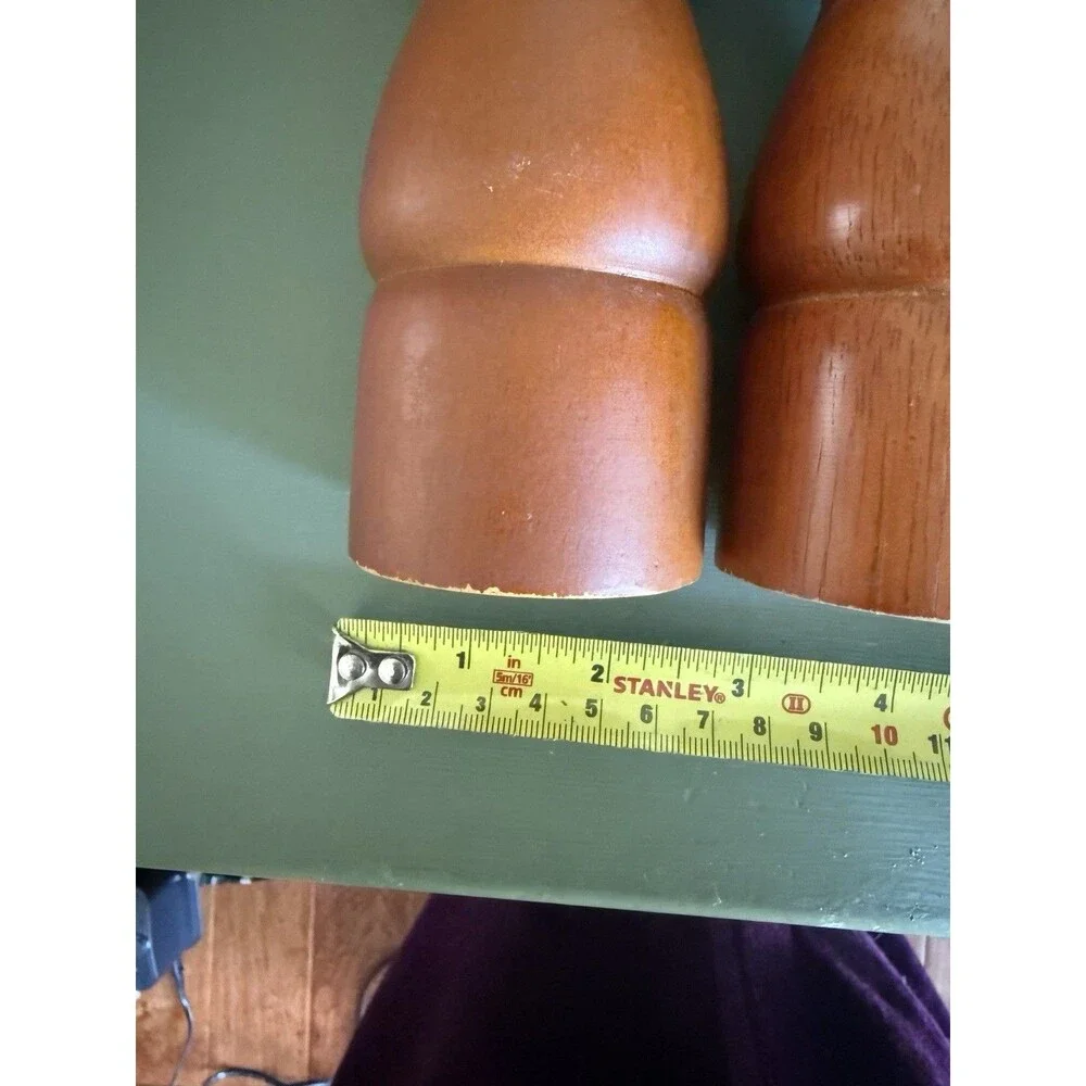 Penzeys Spices Wood Salt Shaker & Pepper Mill Set Gesundheit Grinder Kitchen
